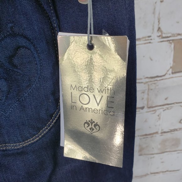 NWT Siwy Jeans Size 31 Hanna Slim Crop in Dark Rebel Rouser Wash Stretch RP $168 - Picture 9 of 14